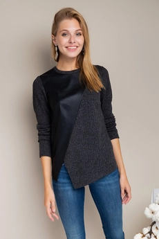 Туника 8022 черный Daloria