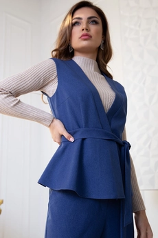 Костюм брючный 9153 деним Daloria