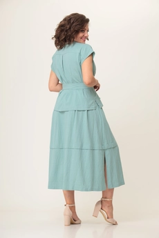 Костюм с юбкой 2125 изумруд Danaida
