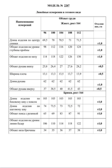 Костюм брючный 2207 черный Danaida