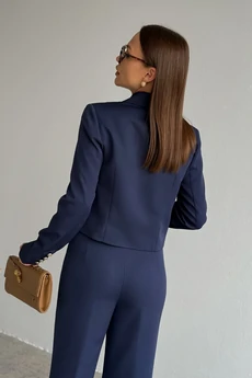 Костюм брючный 2122 синий DilanaVIP