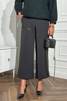 Костюм брючный 2124 черный + зеленый DilanaVIP