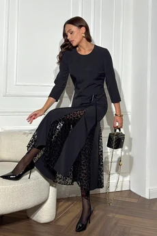 Платье 2125 черный DilanaVIP