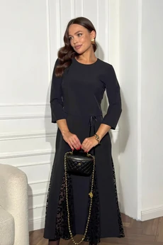 Платье 2125 черный DilanaVIP