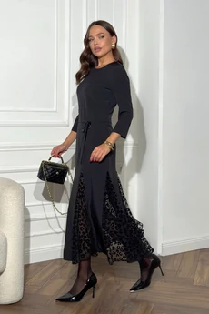 Платье 2125 черный DilanaVIP