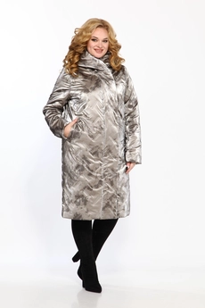 Пальто  1735 бежевый Diamant