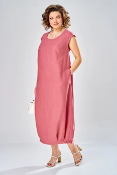 Костюм с платьем 2036 коралл Diamant