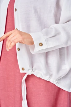 Костюм с платьем 2036 коралл Diamant