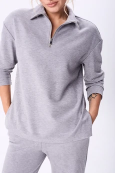 Костюм брючный 2107 серый Diamant