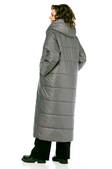 Пальто 2128 серый Diamant