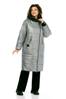 Пальто 2129 серый Diamant