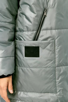 Пальто 2129 серый Diamant