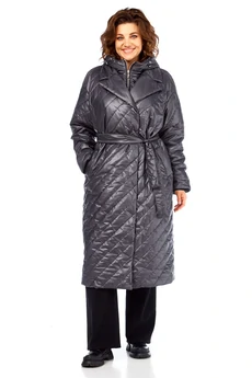 Пальто 2131 графит Diamant