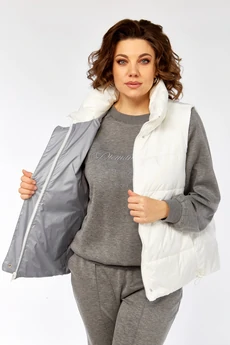 Жилет 2136 белый Diamant