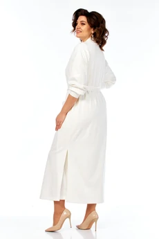 Костюм с платьем 2145 молочный Diamant