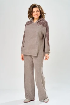 Костюм брючный 2147 капучино Diamant