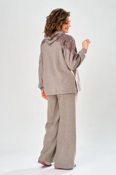 Костюм брючный 2147 капучино Diamant