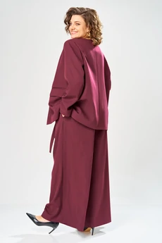 Костюм брючный 2149 бордо Diamant