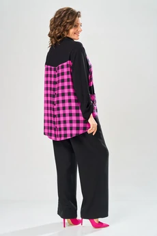 Костюм брючный 2151 черный Diamant