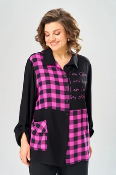 Костюм брючный 2151 черный Diamant