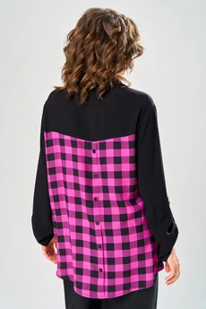 Костюм брючный 2151 черный Diamant