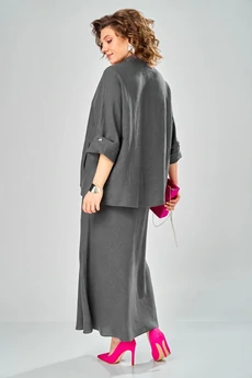 Костюм с юбкой 2152 графит Diamant