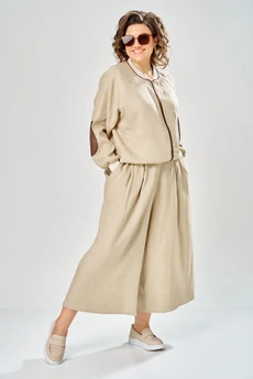 Костюм брючный 2154 натуральный Diamant