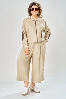 Костюм брючный 2154 натуральный Diamant