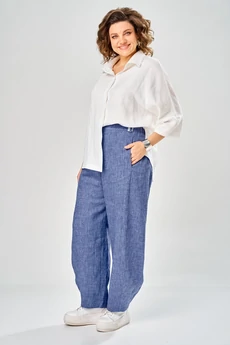 Костюм брючный 2157 синий Diamant