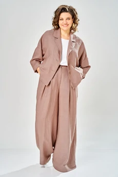 Костюм брючный 2158 капучино Diamant