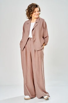 Костюм брючный 2158 капучино Diamant