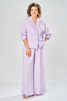 Костюм брючный 2158 лиловый Diamant