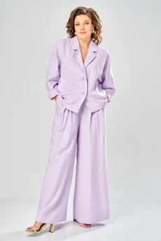 Костюм брючный 2158 лиловый Diamant
