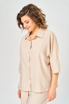 Костюм брючный 2159 крем Diamant