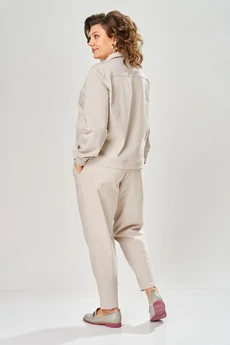 Костюм брючный 2161 бежевый Diamant
