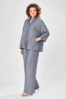 Костюм брючный 2162 джинс Diamant