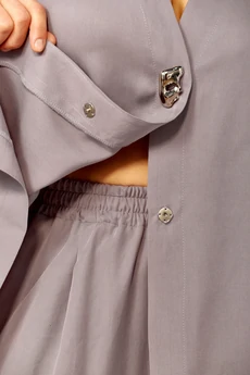 Костюм брючный 2164 лаванда Diamant