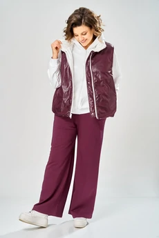 Костюм брючный 2165 бордо Diamant