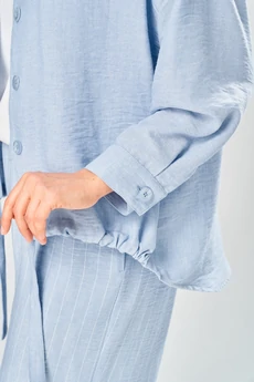 Костюм брючный 2166 голубой Diamant