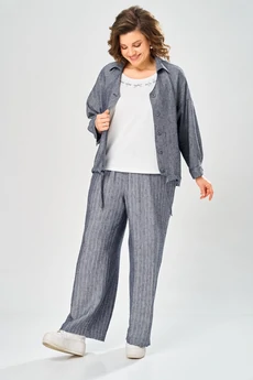 Костюм брючный 2166 джинс Diamant