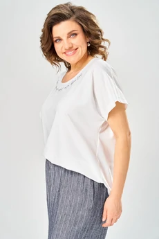 Костюм брючный 2166 джинс Diamant