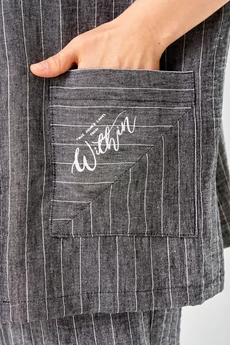 Костюм брючный 2167 серый Diamant