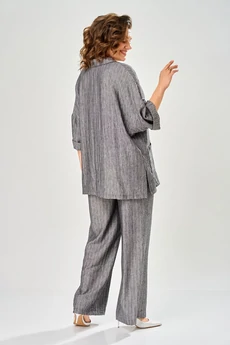 Костюм брючный 2167 серый Diamant