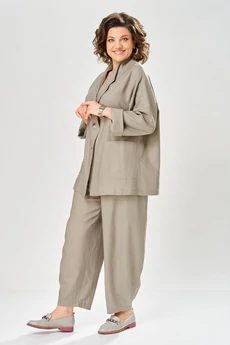 Костюм брючный 2168 бежевый Diamant