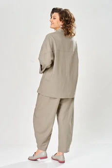 Костюм брючный 2168 бежевый Diamant