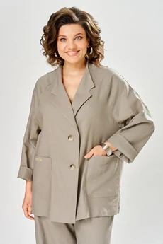 Костюм брючный 2168 бежевый Diamant