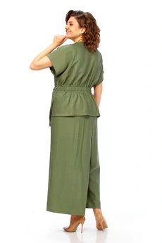 Костюм брючный 2173 олива Diamant