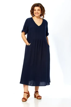 Платье 2182 синий Diamant