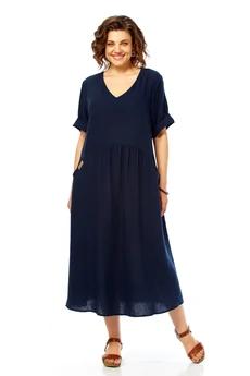 Платье 2182 синий Diamant