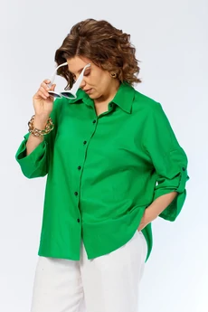 Костюм брючный 2190 зеленый Diamant